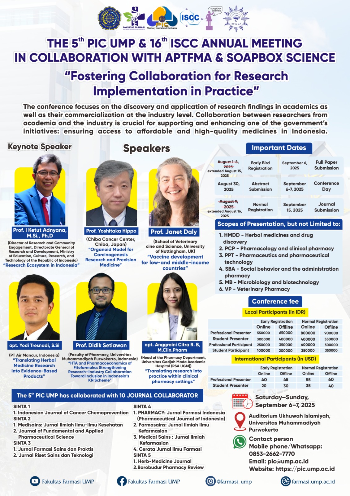 The 5th Pharmacy International Conference 2025
